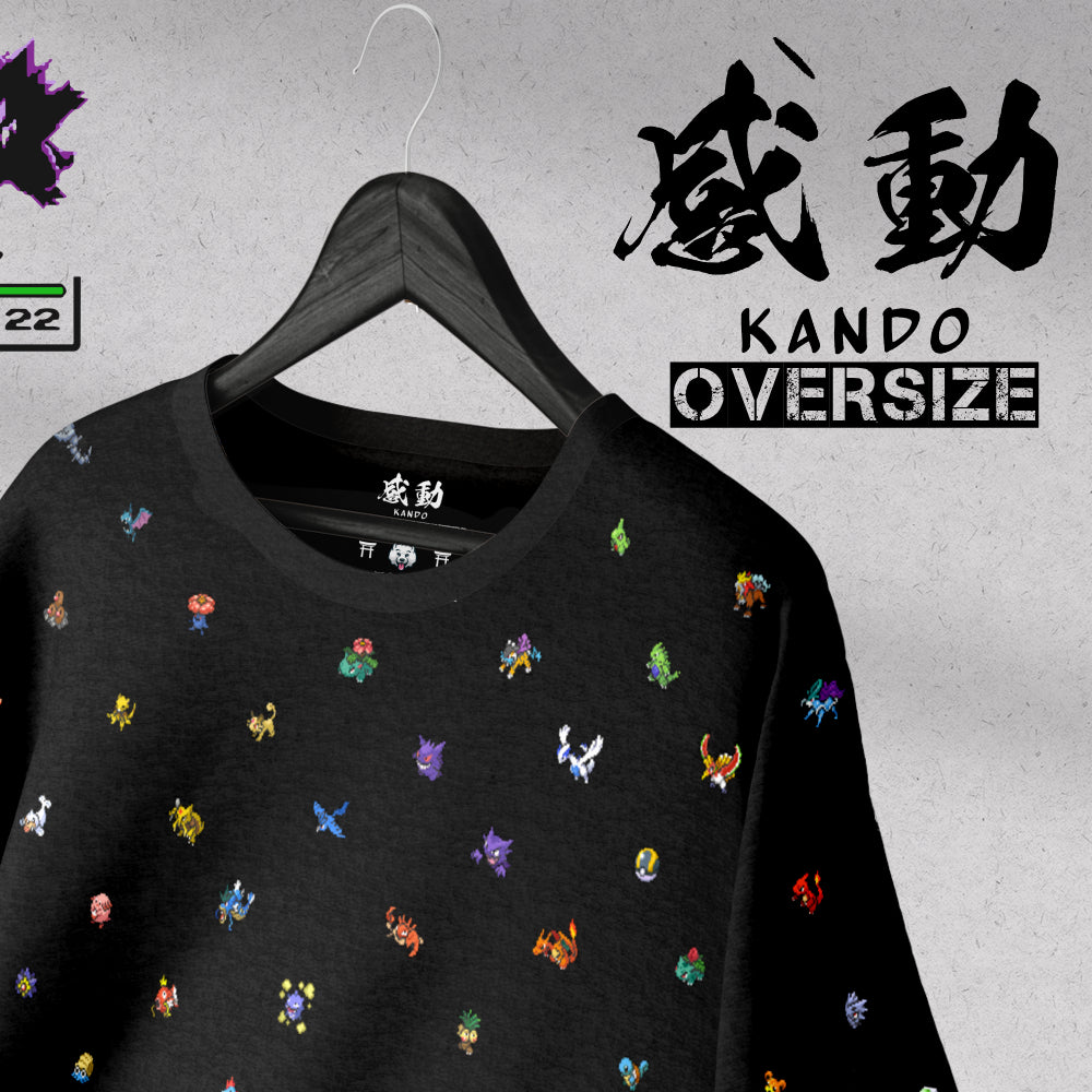 Kando Polera Oversize - Pokemon