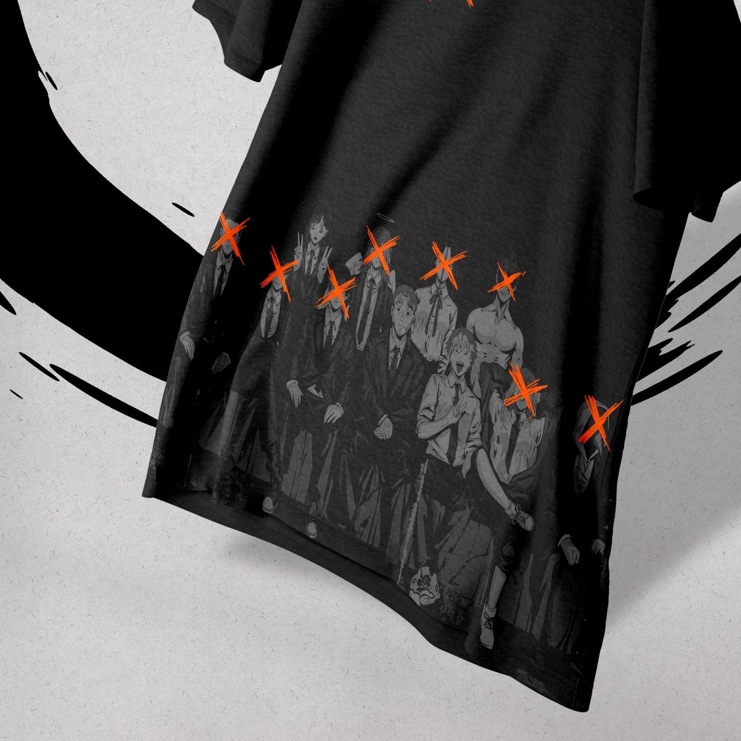Kando Polera Heavy Oversize - Chainsawman Final Countdown