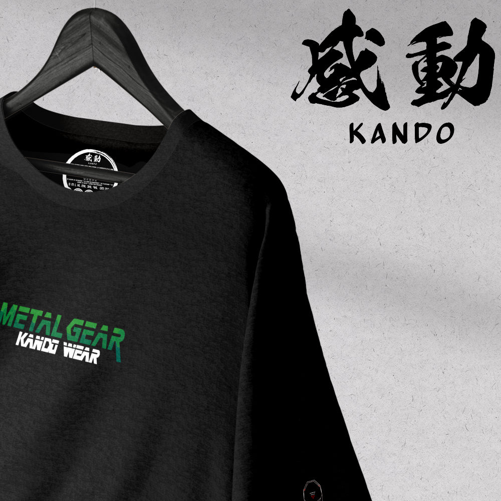 Kando Polera Oversize - Metal Gear - Gray Fox