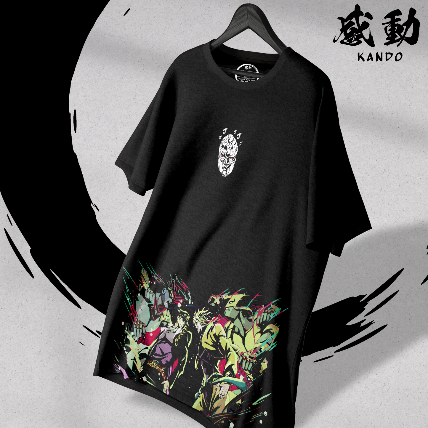Kando Polera Oversize - Jojo's Bizarre Adventure - Jotaro vs Dio