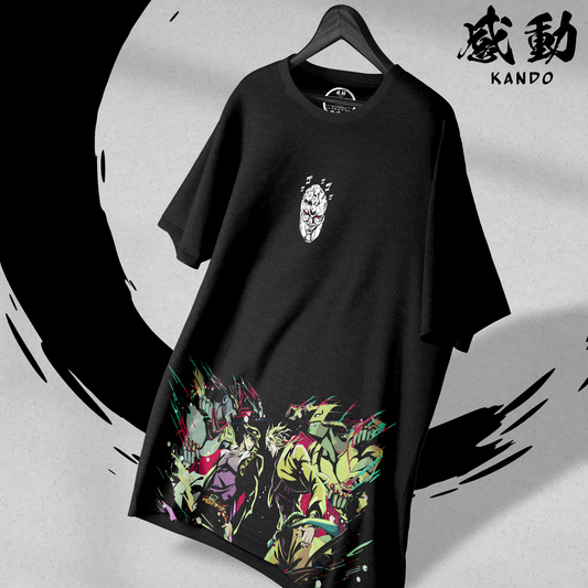Kando Polera Oversize - Jojo's Bizarre Adventure - Jotaro vs Dio