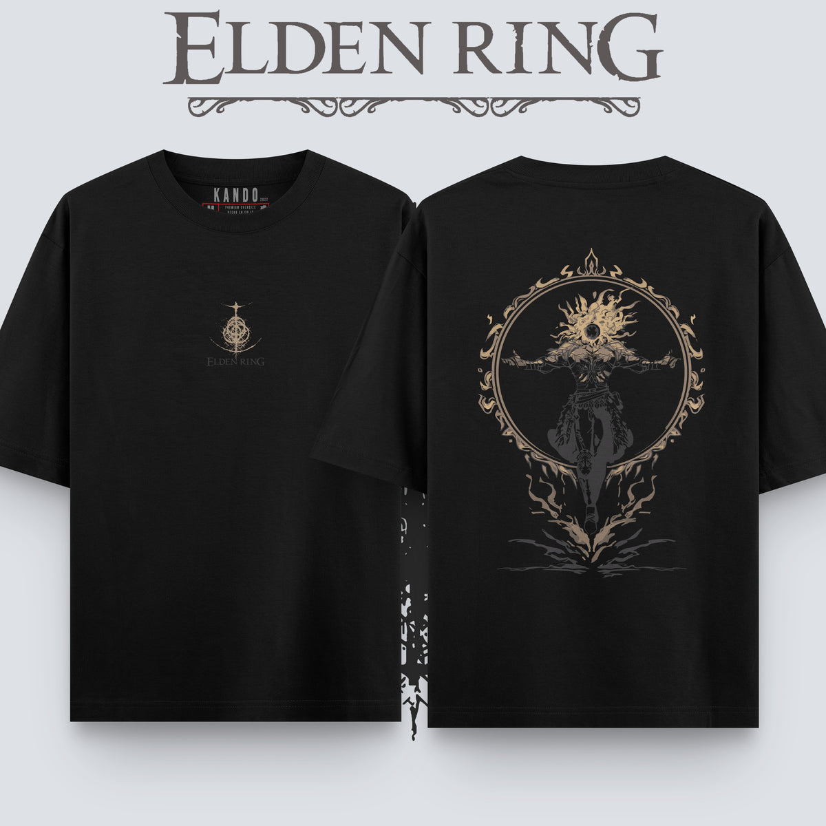 Kando Polera Oversize - Elden Ring - Midra, Lord Of Frenzied Flame