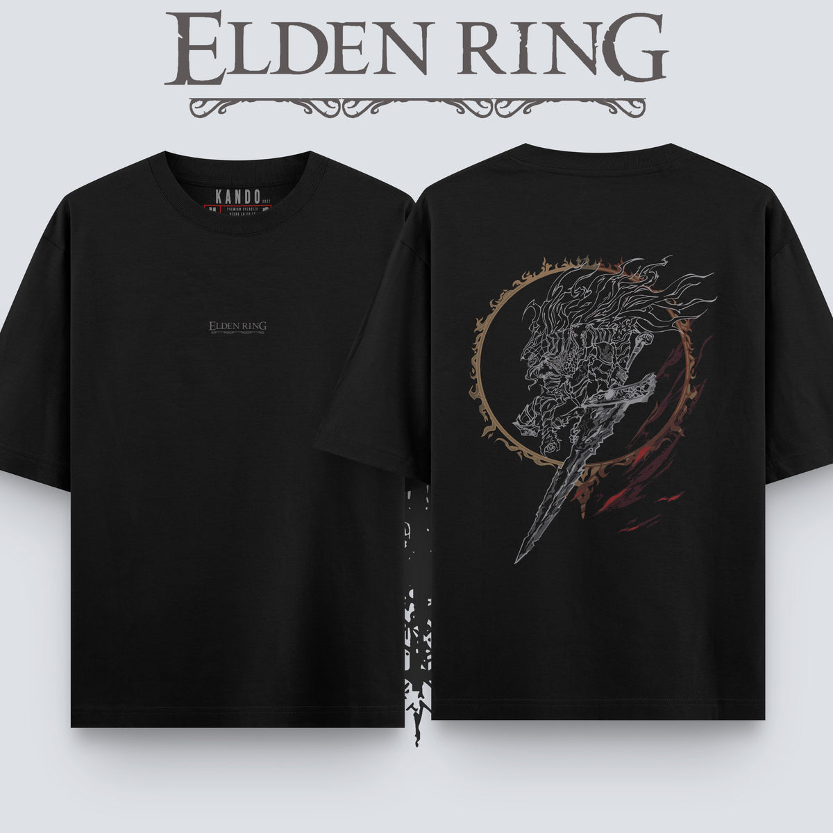 Kando Polera Oversize - Elden Ring - Maliketh, the Black Blade
