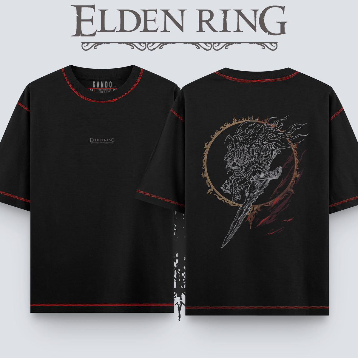 Kando Polera Oversize - Elden Ring - Maliketh, the Black Blade