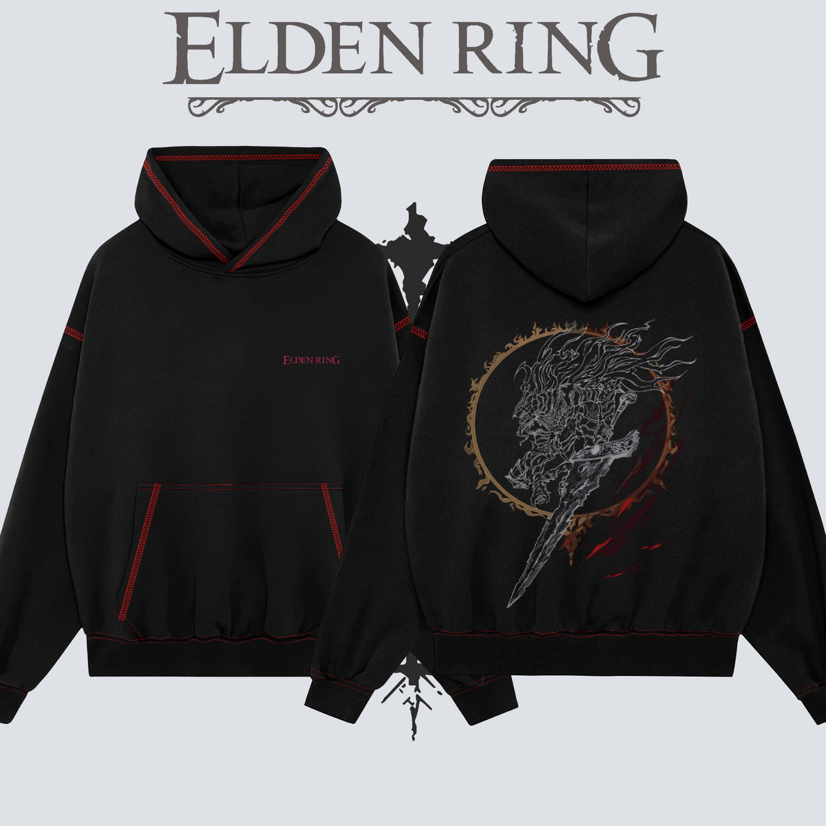 Kando Poleron Oversize Collareta - Elden Ring - Maliketh, the Black Blade