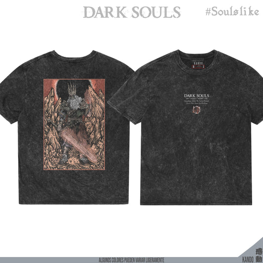 Kando Polera Stone Wash - Dark Souls - Gwyn, Lord of Cinder