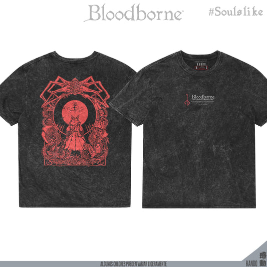 Kando Polera Stone Wash - Bloodborne - Blood Moon