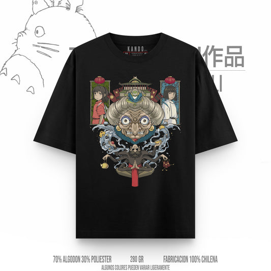 Kando Gaming Polera Heavy Oversize - Ghibli - El viaje de Chihiro