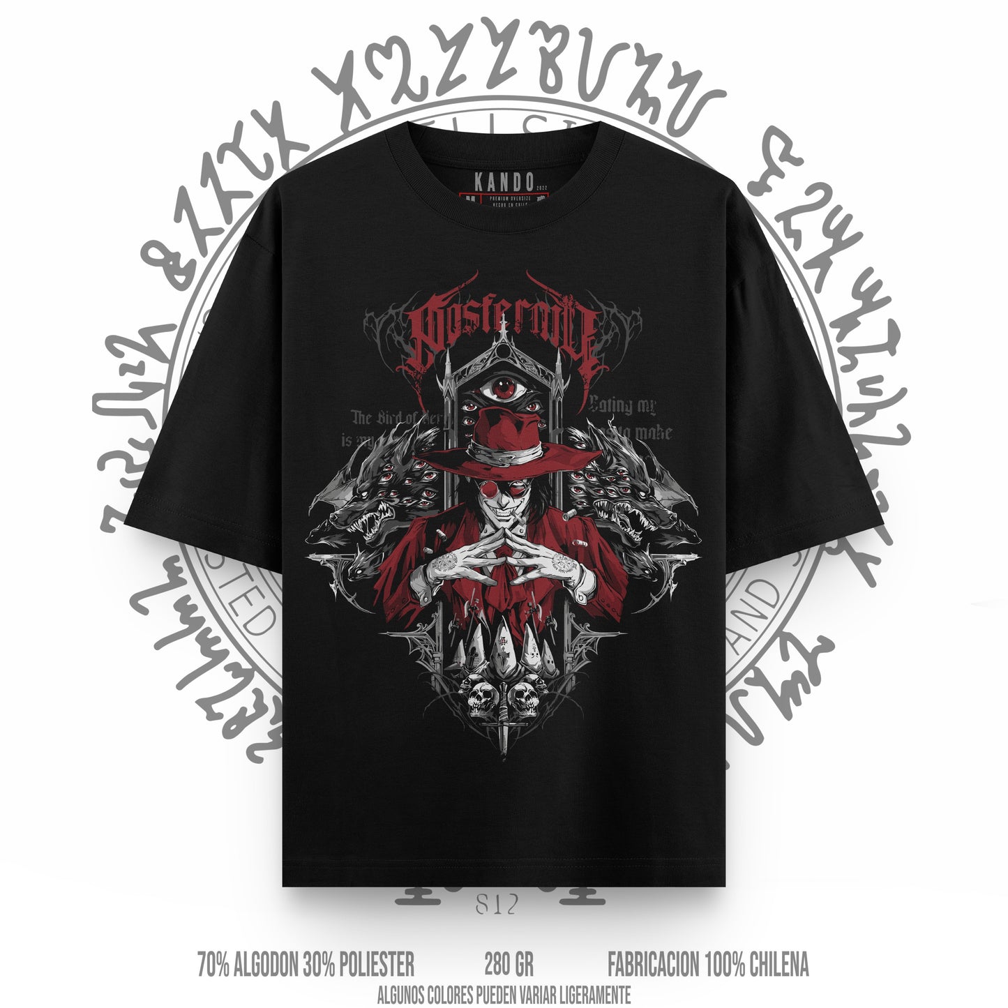 Kando Gaming Polera Heavy Oversize - Hellsing