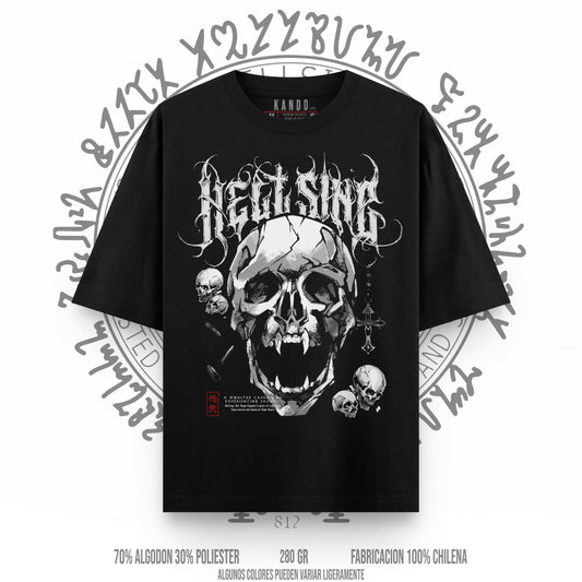 Kando Gaming Polera Heavy Oversize - Hellsing v4
