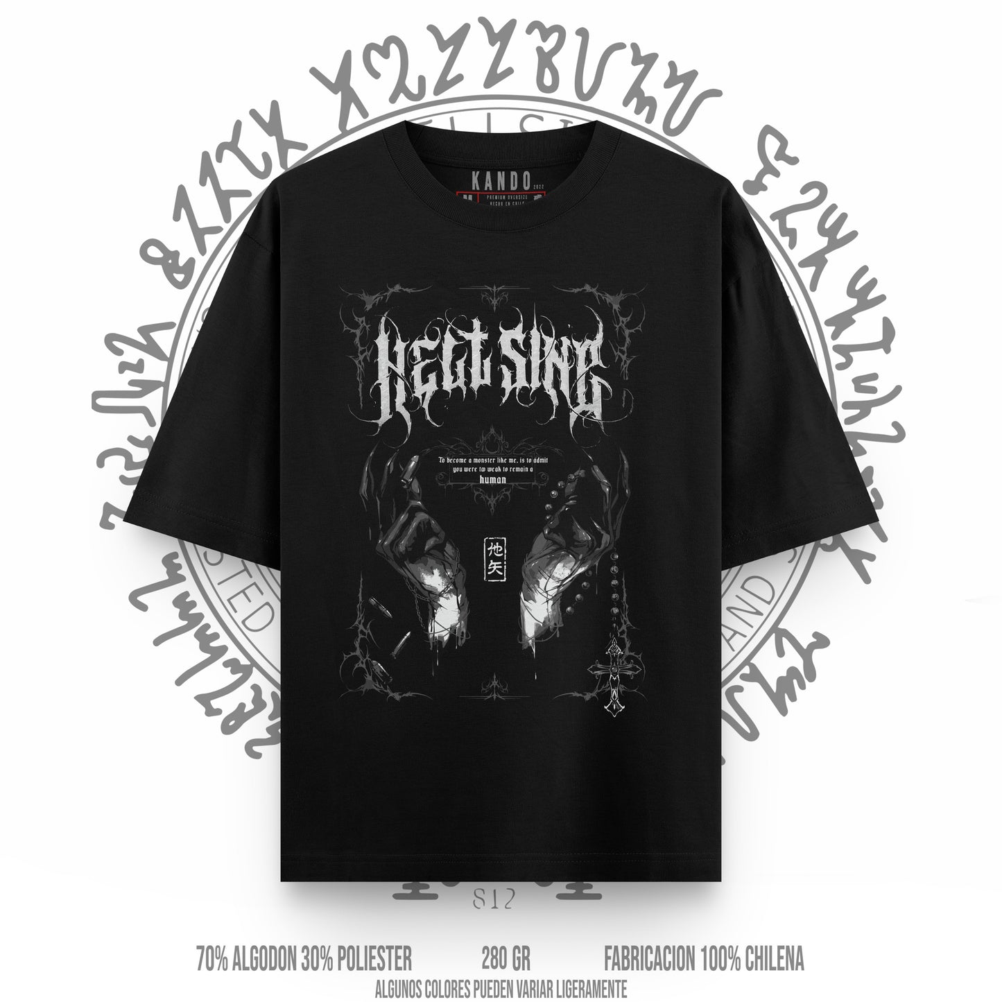 Kando Gaming Polera Heavy Oversize - Hellsing v5