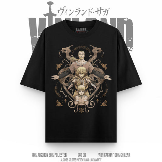 Kando Gaming Polera Heavy Oversize - Vinland Saga - Thorfinn